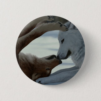 Sweet wolf-koppel ronde button 5,7 cm