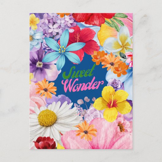 Sweet Wonder Briefkaart (Voorkant)