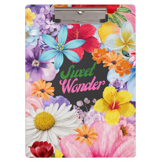 Sweet Wonder Klembord (Voorkant)