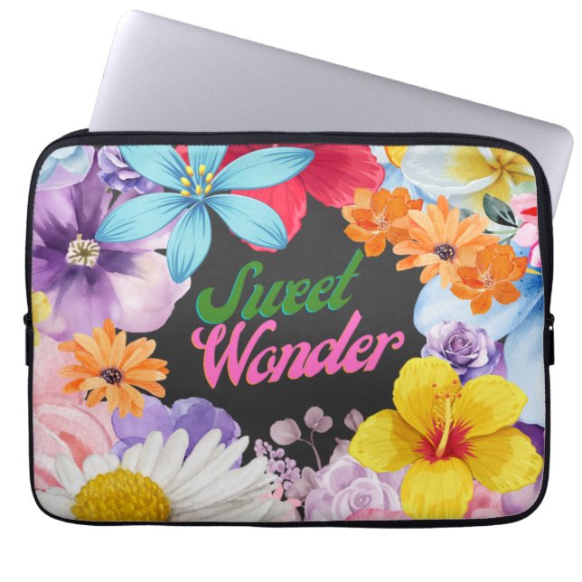 Sweet Wonder Laptop Sleeve (Voorkant)
