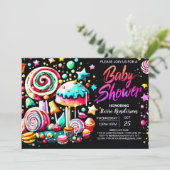 Sweet Wonderland Delight Baby shower Kaart (Staand voorkant)