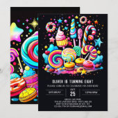 Sweet Wonderland Viering Verjaardag Kaart (Voorkant / Achterkant)