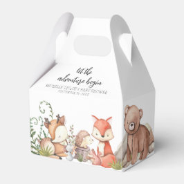 Sweet Woodland Animal Baby shower Bedankdoosjes