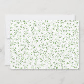 Sweet Woodland Animals Baby shower Invitation Kaart (Achterkant)