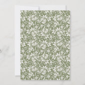 Sweet Woodland Animals Baby shower Kaart (Achterkant)