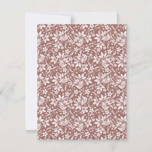 Sweet Woodland Animals Baby shower Kaart (Achterkant)