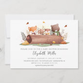 Sweet Woodland Animals Baby shower Kaart (Voorkant)