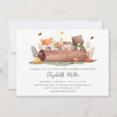 Sweet Woodland Animals Baby shower Kaart (Voorkant)