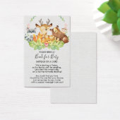 Sweet Woodland Animals Book for Baby Enclosure Visitekaartje (Bureau)