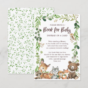 Sweet Woodland Animals Book for Baby Kaart