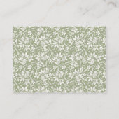 Sweet Woodland Dieren Luier Raffle Ticket Informatiekaartje (Achterkant)