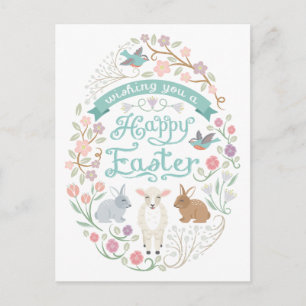 Sweet Woodland Easter Egg Briefkaart