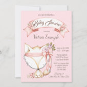 Sweet Woodland Fox Baby Shower Uitnodigingen (Voorkant)