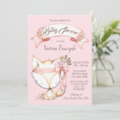 Sweet Woodland Fox Baby Shower Uitnodigingen (Staand voorkant)
