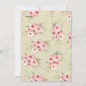 Sweet Woodland Fox Baby Shower Uitnodigingen (Achterkant)