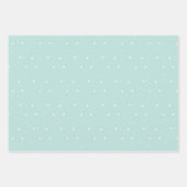 Sweet Woodland Kerstmis Rustic Farmhouse Blue Inpakpapier Vel (Voorkant 3)