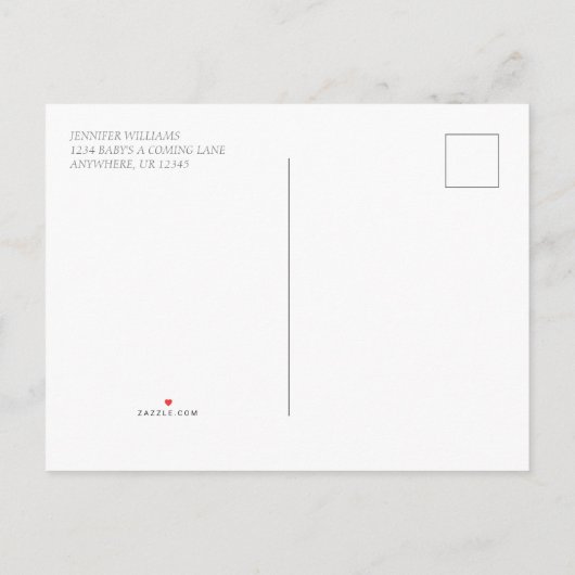 Sweet Woodland Raccoon Floral Boho Baby shower Uitnodiging Briefkaart (Achterkant)