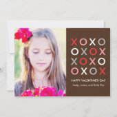 Sweet XOXO Valentijnsdag-fotokaarten Feestdagenkaart (Voorkant)