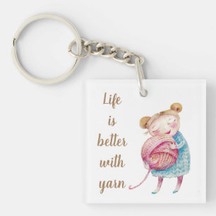 Sweet Yarn Lover Sleutelhanger