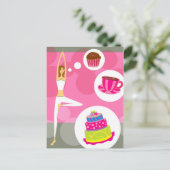 Sweet Yoga-kaart Briefkaart (Staand voorkant)