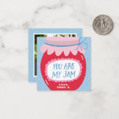 Sweet You Are My Jam Valentijns's Classroom Foto Notitiekaartje (Voorkant / Achterkant in situ)
