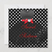 SWEET ZESTIEN 16e Verjaardagsfeest Kaart (Voorkant)