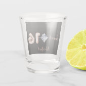 Sweet zestien-kantsglas shot glas (Achterkant)