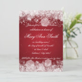 Sweet Zestien-partij-mousserende nacht 2 Rood Kaart (Staand voorkant)