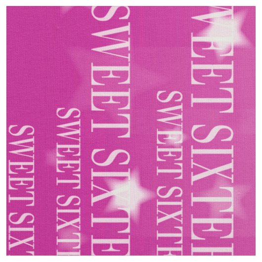 Sweet-zestien Stof (Close Up)