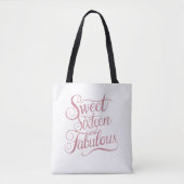 Sweet-zestien Tote Bag (Voorkant)
