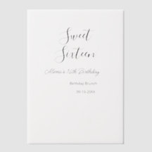 Sweet zestien verjaardag brunch 16e verjaardag naa