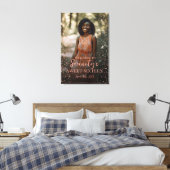 Sweet zestien welkomstbord met foto op canvas (Insitu (Slaapkamer))