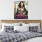 Sweet zestien welkomstbord met foto op canvas (Insitu (Slaapkamer))