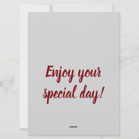 Sweet Zestien, wolf, anime Feestdagenkaart (Achterkant)