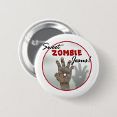 Sweet Zombie Jesus Ronde Button 5,7 Cm (Voorkant /achterkant)