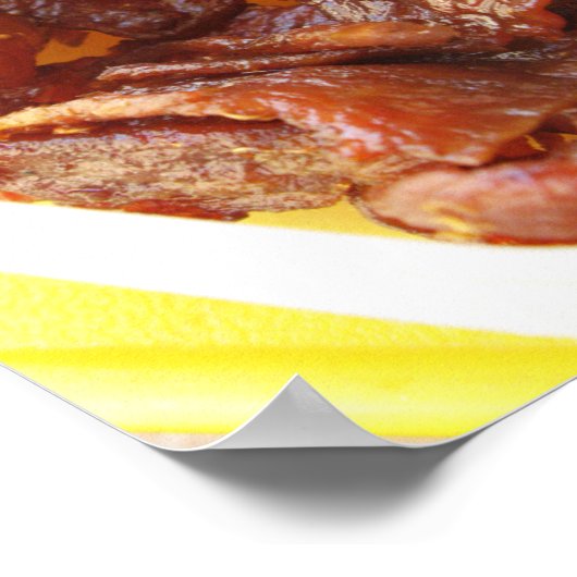 Sweet & zure gedroogde ham [Muu Wan] Poster (Hoek)