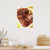 Sweet & zure gedroogde ham [Muu Wan] Poster (Keuken)
