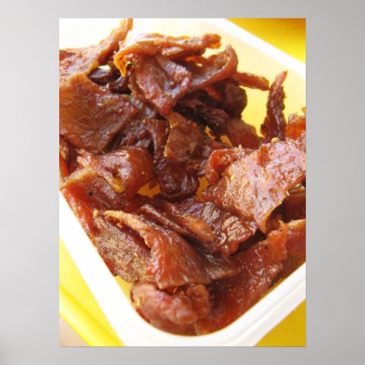 Sweet & zure gedroogde ham [Muu Wan] Poster (Voorkant)
