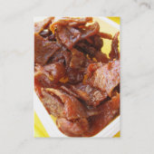 Sweet & zure gedroogde ham [Muu Wan] Visitekaartje (Achterkant)
