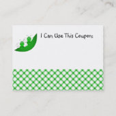 SweetBee Twin Bumble Bees Baby shower Coupon (Achterkant)