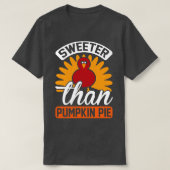 Sweeter Bedankt Pumpkin Pie T-shirt (Design voorkant)