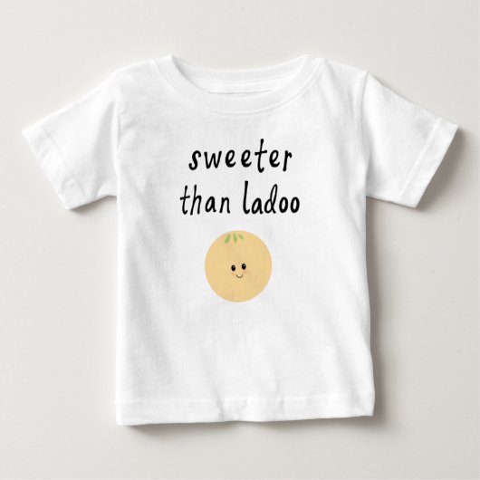 Sweeter dan Ladoo Baby Shirt (Voorkant)
