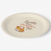 Sweeter dan Pumpkin Pie Papieren Bordje (Gekanteld)