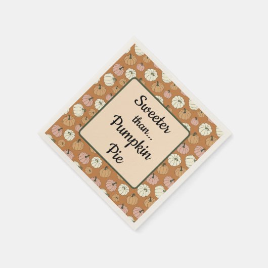Sweeter dan Pumpkin Pie Servet (Hoek)