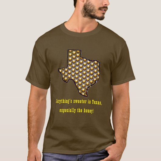 Sweeter in Texas Honeycomb T-shirt (Voorkant)
