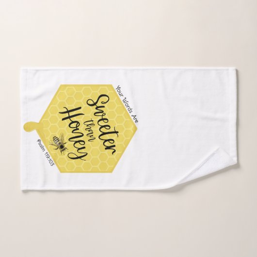 Sweeter Than Honey Bad Handdoek (Handdoek)
