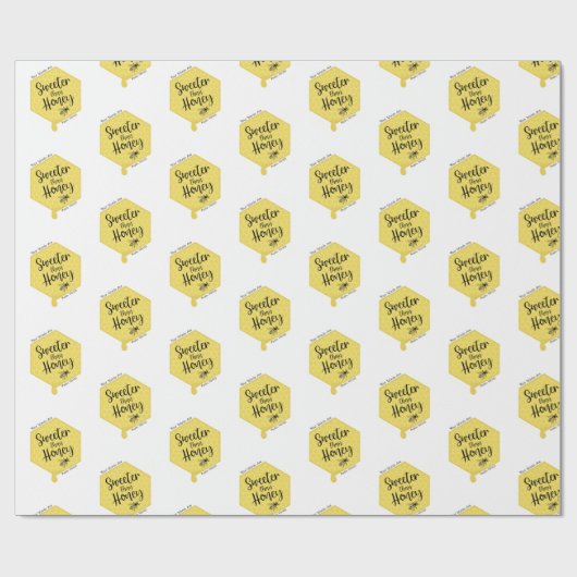 Sweeter Than Honey Cadeaupapier (Vlak)