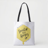 Sweeter Than Honey Canvas tas (Voorkant)