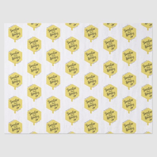 Sweeter Than Honey Tissuepapier (Voorkant)