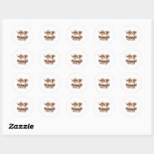 Sweeter Than Pie Byby Herfst Herfst Thanksgiving H Ronde Sticker (Vel)